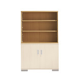 Senator Open fronted bookcase unit with one full width shelf.